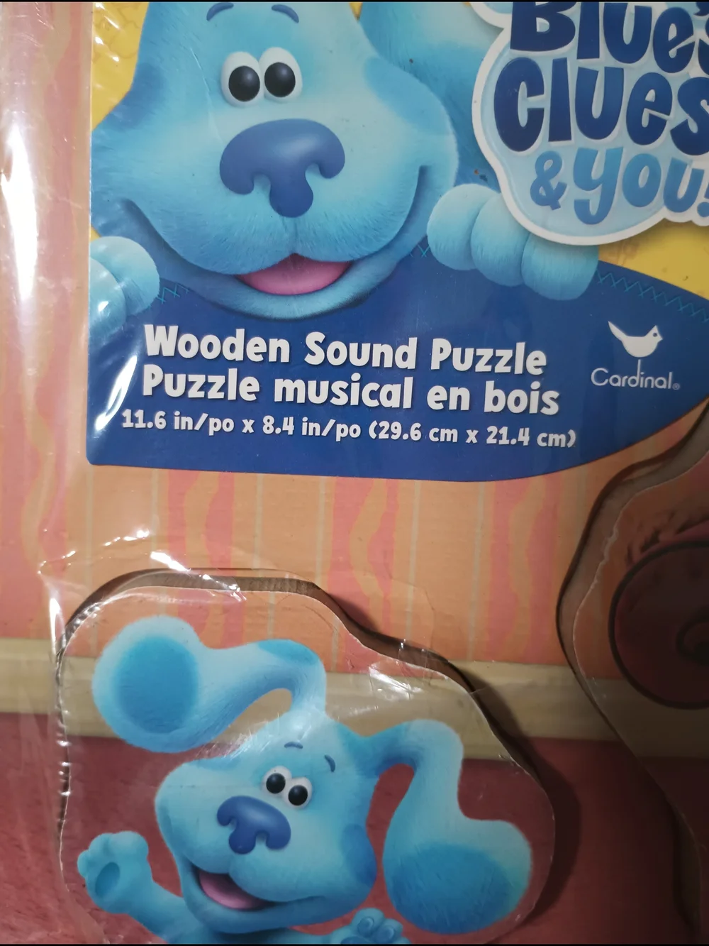 Nickelodeon Blue's Clues & You! Wooden Sound Puzzle 5pc